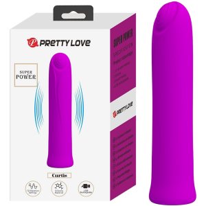 Wibator dopochwowy - Curtis - na USB, Silikonowy - PRETTY LOVE