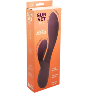 Wibrator z króliczkiem - Rio Sunset - stymulujący punkt G, USB - Lola Toys