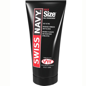 Krem na powiększenie penisa i wytrzymałość seksualną - MAX Size 150 ml - mocniejsza erekcja - Swiss Navy