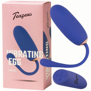 Wibrujące jajeczko na pilota bezprzewodowego, USB Silikonowe - Teazers