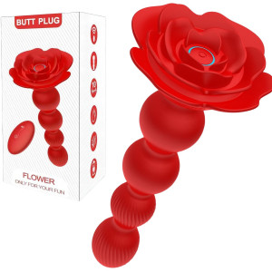 Koraliki analne z wibracjami - Boss series , USB , sterowane pilotem