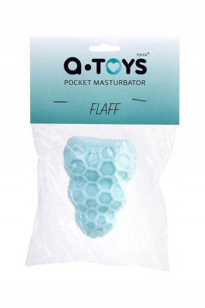 Masturbator niebieski, 8 cm, TPE - TOYFA