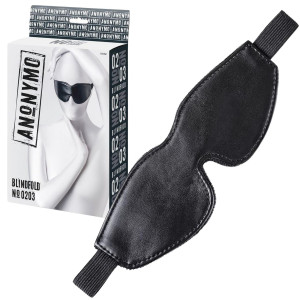 Opaska ze sztucznej skóry, czarna 26.5cm - Anonymo