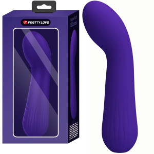 Wibrator do punkt G - Faun - giętki, USB Silikonowy Granatowy - Pretty Love