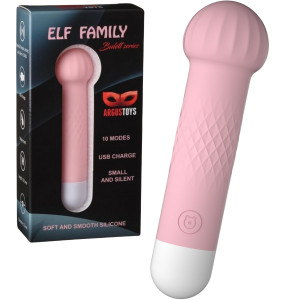 Wibrator -Elf family 4 -do stymulacji łechtaczki, silikonowy, różowy - Argus