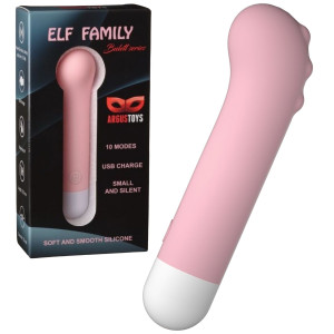 Wibrator - Elf family 2 - do stymulacji łechtaczki, różowy, silikonowy - Argus