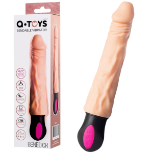 Wibrator realistyczny z funkcją podgrzewania - na baterie - cielisty, TPE -A-TOYS