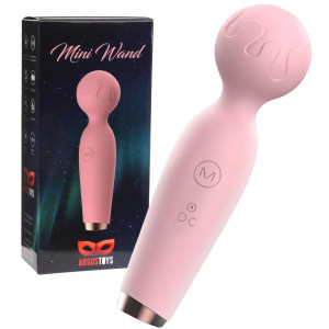 Mini masażer Wand do miejsc intymnych, różowy, USB - Argus