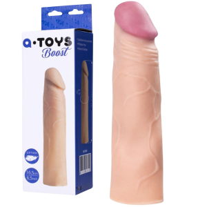 Realistyczna przedłużka penisa - 863006 - Cielista, cyberskóra - A-TOYS