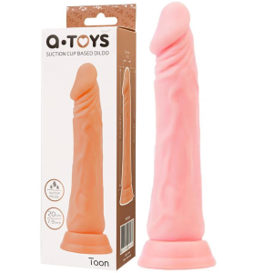 Dildo realistyczne z przyssawką, Cieliste TPE - A-TOYS