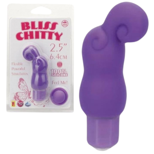 Mini masażer - xBLISS CHITTY - do stymulacji łechtaczki, na baterie, fioletowy - NMC