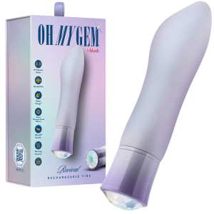 Wibrator dopochwowy - OH MY GEM - z diamencikiem, USB - Blish