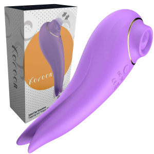 Stymulator ciśnieniowy z języczkiem - SalsaTap - dwustronny, USB Silikonowy - Xocoon
