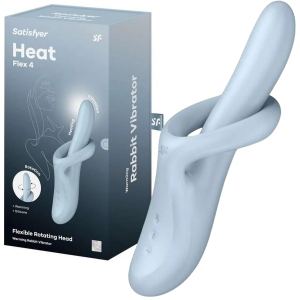 Wielofunkcyjny wibrator - Heat Flex 4 - do stymulacji punktu G, podgrzewany, USB - Satisfyer
