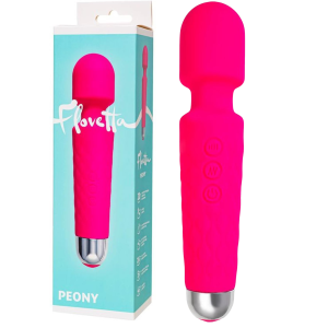 Masażer Wand - Peony - do stymulacji miejsc erogennych, USB Różowy - Flovetta