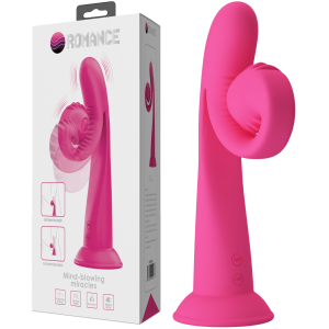 Wibrator z króliczkiem -  Selma Snail - stymulujący punkt G, USB Różowy - Pretty Love