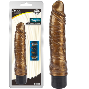 Wibrator realistyczny - Chubby Beau -  na baterie, PVC Złoty - CHISA