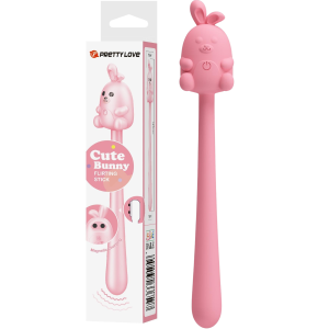 Stymulator erotyczny - CUTE BUNNY - do wrażliwych stref ciała, USB - Pretty Love