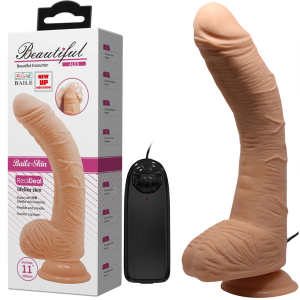 Wibrator realistyczny - Beautiful Alex 11" - stymulujący punkt G, przyssawka - TPR - Baile