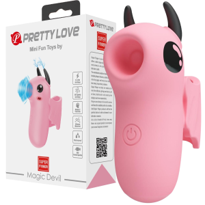 Ciśnieniowy stymulator na palec - MAGIC DEVIL - z funkcją elektrostymulacji, USB - Pretty Love