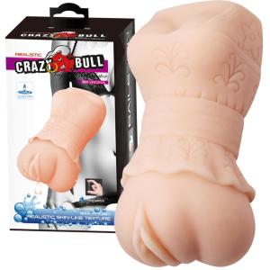 Masturbator realistyczny - pochwa - TPR, Cielisty - Crazy Bull