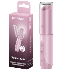 Dyskretny stymulator łechtaczki - Secret Kiss -  ciśnieniowy, USB - Satisfyer