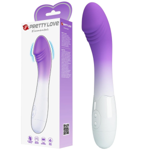 Wibrator do punktu G - Elemental - na baterie, Silikonowy - Pretty Love