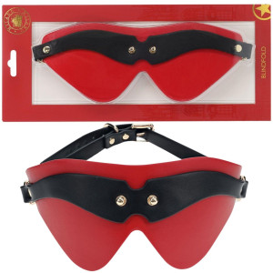 Opaska na oczy - Milan Collection - do zabaw BDSM - Czerwona - Ouch!
