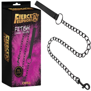 Smycz do BDSM - Fetish Connector - 79 cm - metalowa - CHISA
