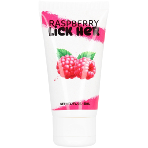 Żel smakowy do zabaw oralnych - Lick Her - 50 ml - o smaku malinowym - Pharmaquest