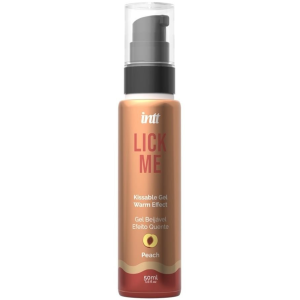 Żel do zabaw oralnych - LICK ME! 50 ml Brzoskwiniowy - z efektem rozgrzewającym - INTT
