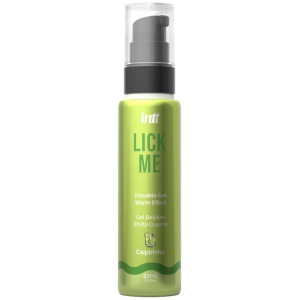 Lubrykant smakowy do zabaw oralnych - LICK ME! 50 ml smak Koktajl Caipirinha - z efektem rozgrzewania - INTT