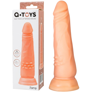 Dildo realistyczne na przyssawce,  TPE, cieliste, 18 cm - A-toys