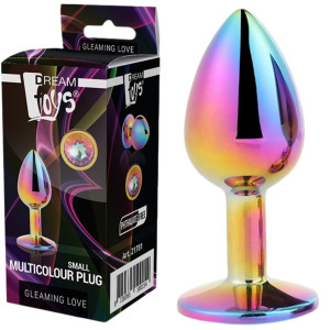 Dream Toys GLEAMING LOVE MULTICOLOUR PLUG S Korek Analny, Aluminiowy