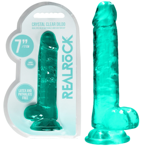 Shots 7"" / 19 cm Realistic Dildo With Balls -  Realistyczne dildo na przyssawce