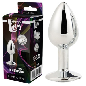 Dream Toys GLEAMING LOVE SILVER PLUG S Korek Analny, Aluminium