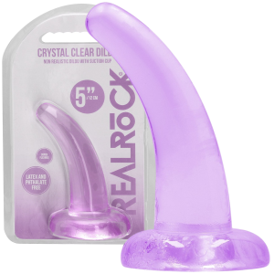 RealRock NonDildo with Suction Cup - 4,5""/ 11,5 cm - Profilowane dildo z przyssawką