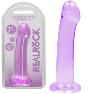 RealRock Non Realistic Dildo with Suction Cup - 6,7""/ 17 cm - Półrealistyczne dildo z przyssawką