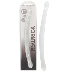 Non Realistic Double Dong - 17""/ 42 cm - Dwustronne dildo, giętkie