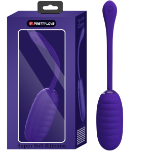 Wibrujące jajeczko - KIRK - do stymulacji pochwy, USB Granatowe - Pretty Love