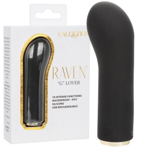 Mini masażer do punktu G - Raven G Lover - na USB, Silikonowy - Calexotics