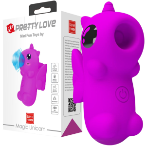 Stymulator ciśnieniowy - MAGIC UNICORN - na palec, USB Fioletowy - Pretty Love