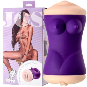 Masturbator realistyczny - YARA - dwustronny, usta i pochwa, TPR - JOS