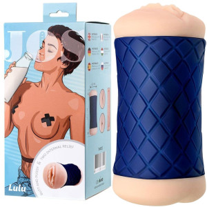 Masturbator realistyczny - LULU - dwustronny, pochwa i anal, TPR - JOS
