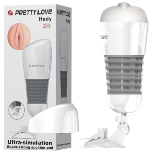 PRETTY LOVE - HEDY WHITE - Masturbator realistyczny - pochwa - na przyssawce