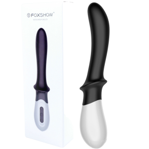 Wibrator punktu g dopochwowy Prostate punkt G masażer Usb silikonowy czarny Boss of Toys