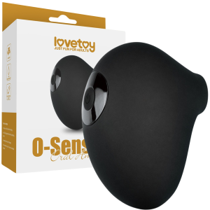 Lovetoy O-Sensual Oral Ama - Elegancki stymulator łechtaczki na USB, Czarny