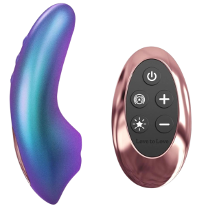 Ciśnieniowy stymulator łechtaczki - DREAMER - IRIDESCENT - na pilota bezprzewodowego, USB - Love to Love