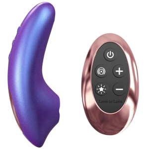 Ciśnieniowy stymulator łechtaczki - DREAMER - IRIDESCENT - na pilota bezprzewodowego, USB - Love to Love