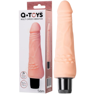Wibrator dopochwowy na baterie - realistyczny, 16 cm TPE - A-Toys